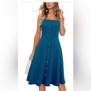 XL blue / green sundress